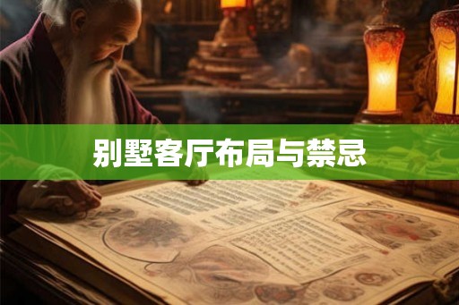 别墅客厅布局与禁忌