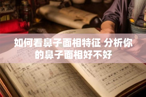 如何看鼻子面相特征 分析你的鼻子面相好不好