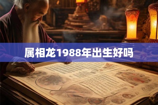 属相龙1988年出生好吗