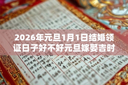 2026年元旦1月1日结婚领证日子好不好元旦嫁娶吉时推荐！