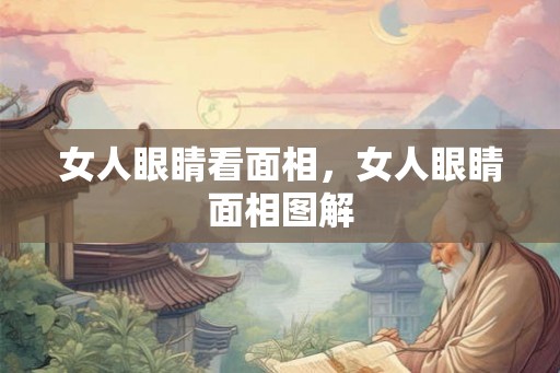女人眼睛看面相，女人眼睛面相图解