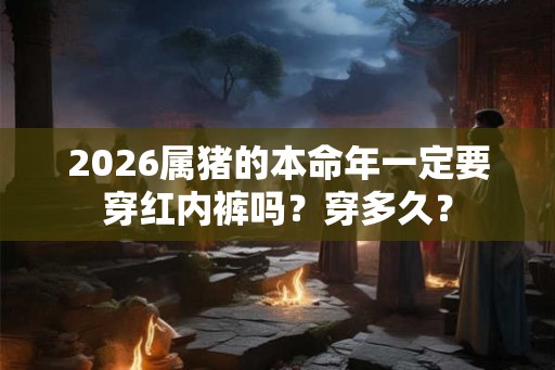 2026属猪的本命年一定要穿红内裤吗？穿多久？