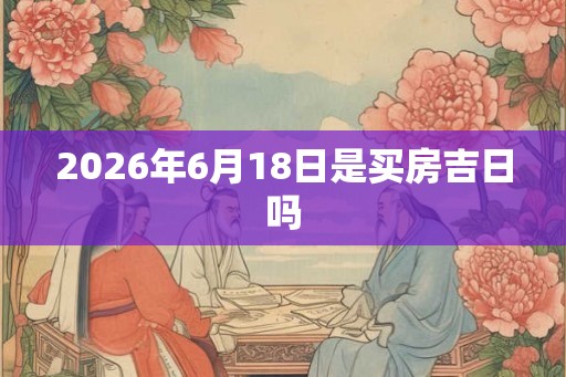 2026年6月18日是买房吉日吗