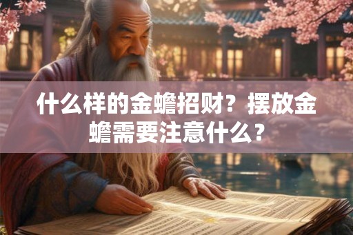 什么样的金蟾招财？摆放金蟾需要注意什么？