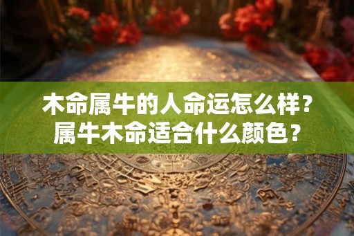 木命属牛的人命运怎么样？属牛木命适合什么颜色？
