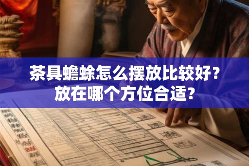 茶具蟾蜍怎么摆放比较好？放在哪个方位合适？