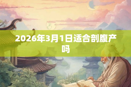 2026年3月1日适合剖腹产吗 2026年3月1日适合剖腹产吗