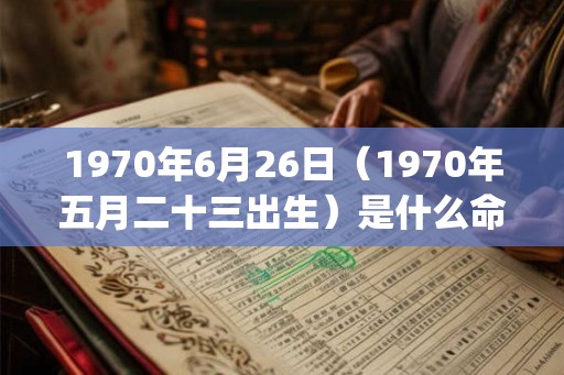 1970年6月26日（1970年五月二十三出生）是什么命_命运如何