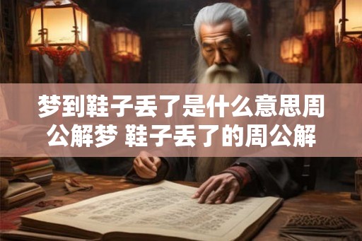 梦到鞋子丢了是什么意思周公解梦 鞋子丢了的周公解梦