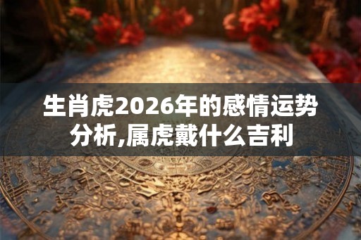 生肖虎2026年的感情运势分析,属虎戴什么吉利