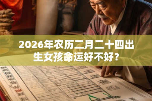 2026年农历二月二十四出生女孩命运好不好? 2026年农历二月二十四出生女孩命运好不好?