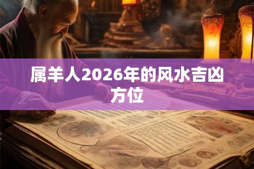 属羊人2026年的风水吉凶方位 属羊人2026年的风水吉凶方位