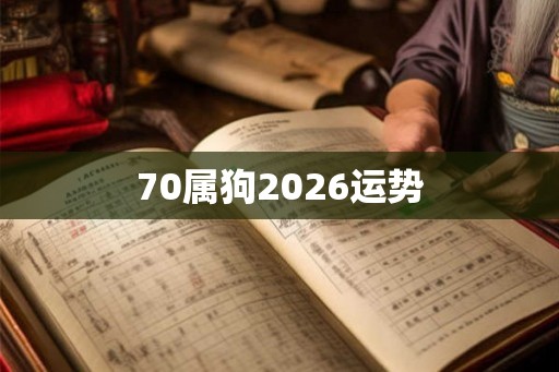 70属狗2026运势