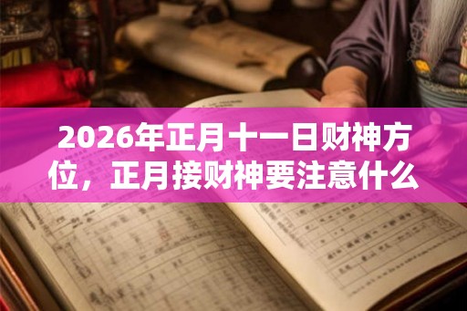 2026年正月十一日财神方位,正月接财神要注意什么? 2026年正月十一日财神方位,正月接财神要注意什么?