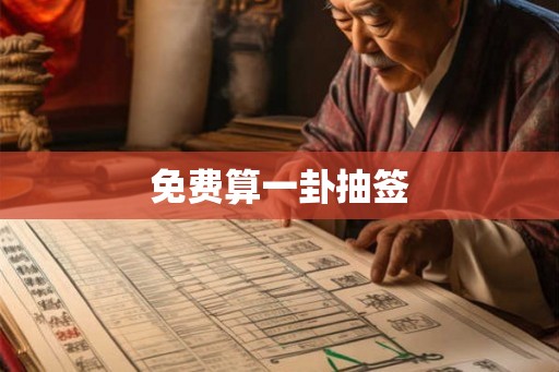 免费算一卦抽签