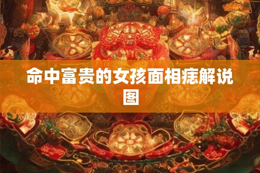 命中富贵的女孩面相痣解说图