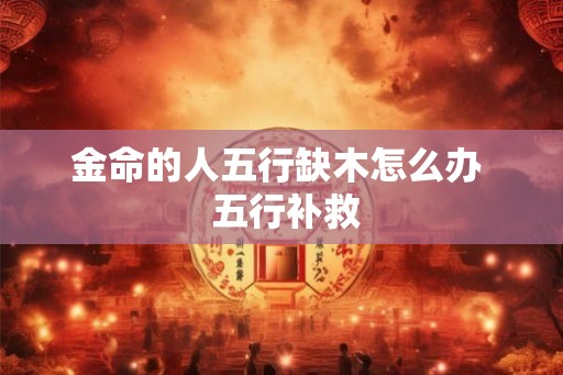 金命的人五行缺木怎么办  五行补救