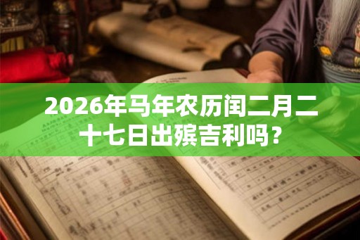 2026年马年农历闰二月二十七日出殡吉利吗？