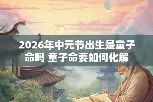 2026年中元节出生是童子命吗 童子命要如何化解