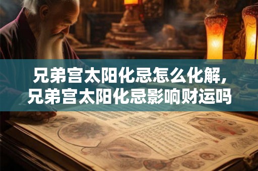 兄弟宫太阳化忌怎么化解,兄弟宫太阳化忌影响财运吗