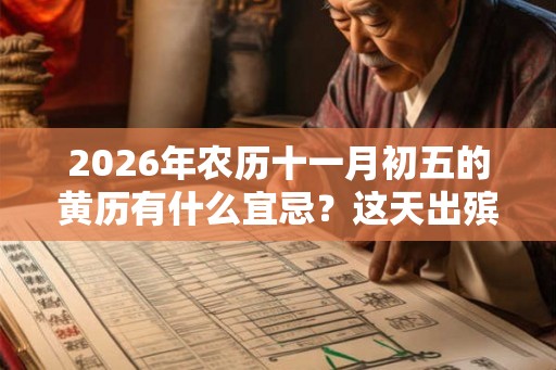 2026年农历十一月初五的黄历有什么宜忌？这天出殡好吗？