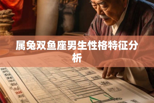 属兔双鱼座男生性格特征分析