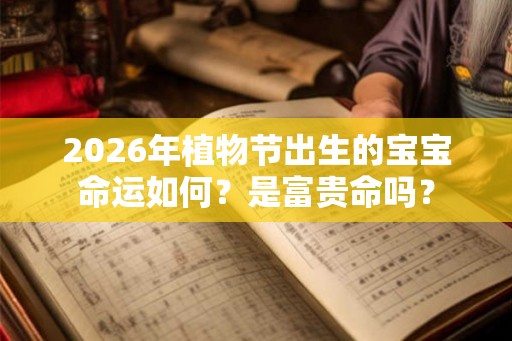 2026年植物节出生的宝宝命运如何？是富贵命吗？