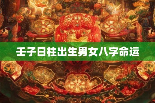 壬子日柱出生男女八字命运