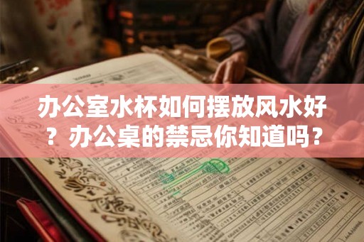 办公室水杯如何摆放风水好?办公桌的禁忌你知道吗? 办公室水杯如何摆放风水好?办公桌的禁忌你知道吗?