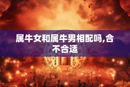 属牛女和属牛男相配吗,合不合适
