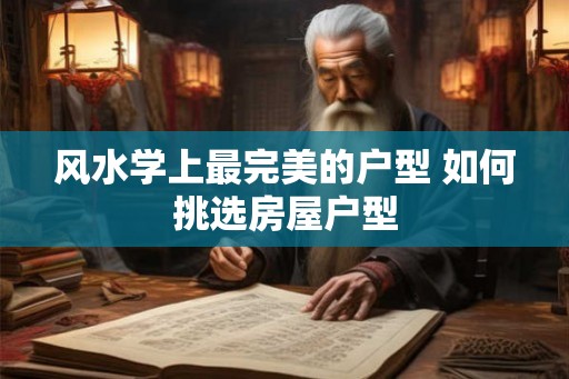 风水学上最完美的户型 如何挑选房屋户型