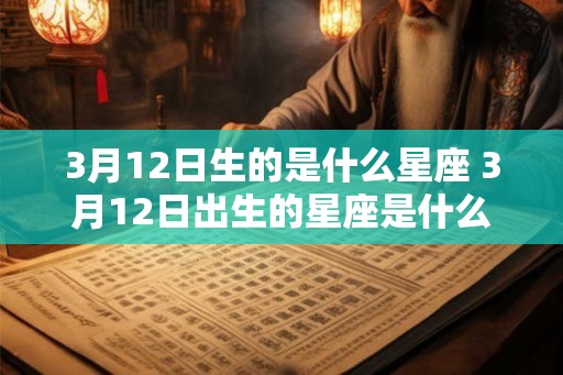 3月12日生的是什么星座 3月12日出生的星座是什么
