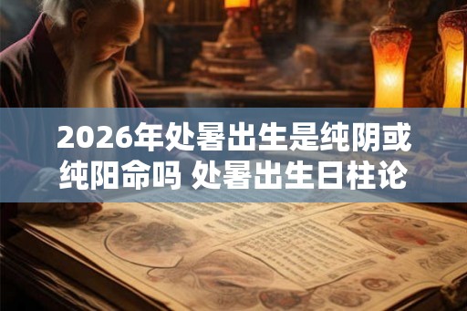2026年处暑出生是纯阴或纯阳命吗 处暑出生日柱论命