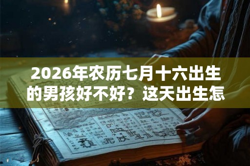 2026年农历七月十六出生的男孩好不好？这天出生怎么样？