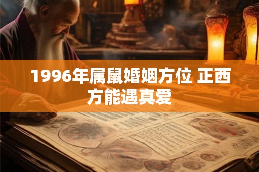 1996年属鼠婚姻方位 正西方能遇真爱