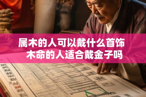 属木的人可以戴什么首饰  木命的人适合戴金子吗