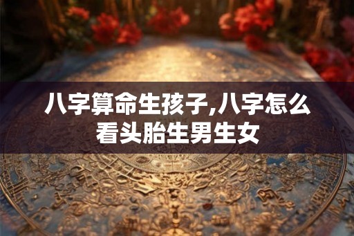 八字算命生孩子,八字怎么看头胎生男生女