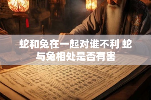 蛇和兔在一起对谁不利 蛇与兔相处是否有害