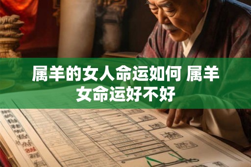属羊的女人命运如何 属羊女命运好不好