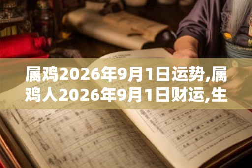 属鸡2026年9月1日运势,属鸡人2026年9月1日财运,生肖鸡2026年9月1日运势