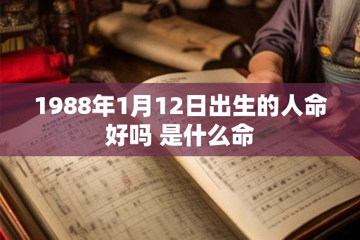 1988年1月12日出生的人命好吗 是什么命