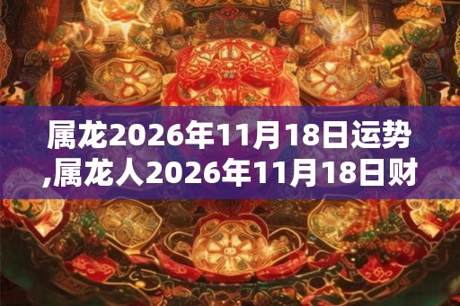 属龙2026年11月18日运势,属龙人2026年11月18日财运,生肖龙2026年11月18日运势