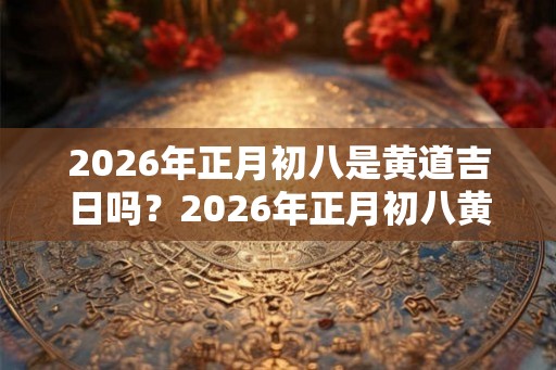 2026年正月初八是黄道吉日吗?2026年正月初八黄历好吗? 2026年正月初八是黄道吉日吗?2026年正月初八黄历好吗?