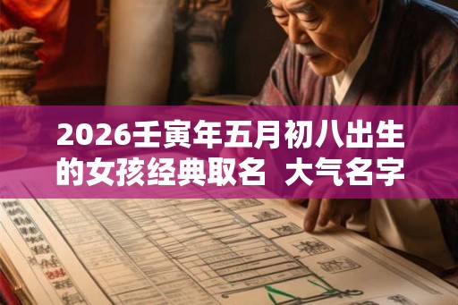 2026壬寅年五月初八出生的女孩经典取名  大气名字