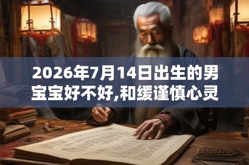 2026年7月14日出生的男宝宝好不好,和缓谨慎心灵手巧 2026年7月14日出生的男宝宝好不好,和缓谨慎心灵手巧