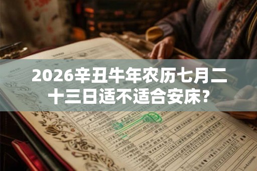 2026辛丑牛年农历七月二十三日适不适合安床？
