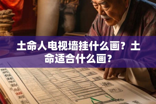 土命人电视墙挂什么画？土命适合什么画？