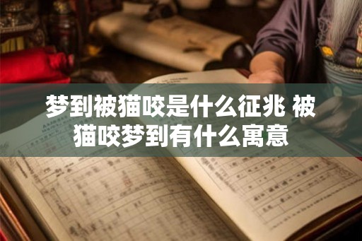 梦到被猫咬是什么征兆 被猫咬梦到有什么寓意 梦到被猫咬是什么征兆 被猫咬梦到有什么寓意