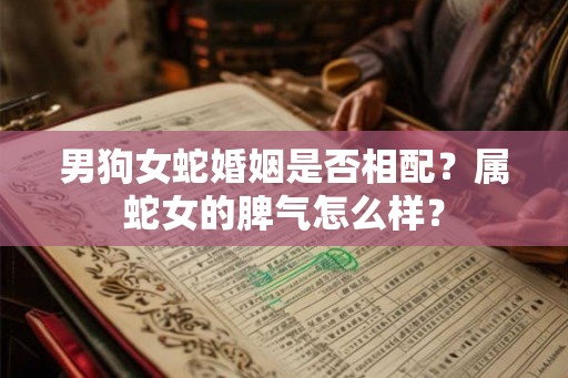 男狗女蛇婚姻是否相配？属蛇女的脾气怎么样？