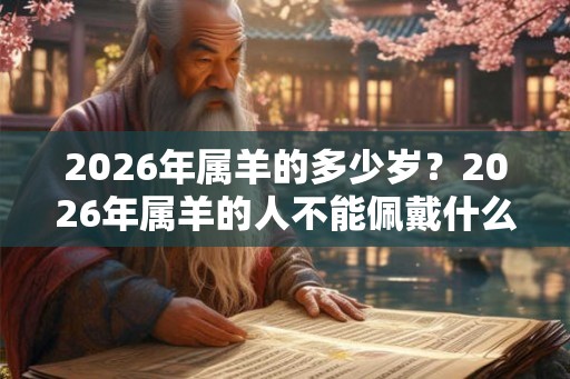 2026年属羊的多少岁？2026年属羊的人不能佩戴什么？